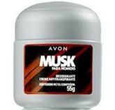 Musk Desodorante Antitranspirante Creme 55 g Para Homens