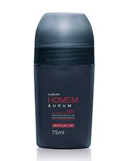 NATURA HOMEM AURUM DESODORANTE ROLL-ON MASCULINO 75 ML