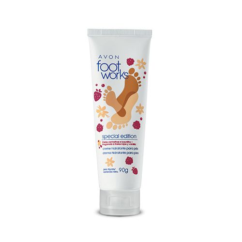 Foot Works Creme Hidratante para Pés Frutas Vermelhas e Baun